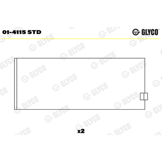 01-4115 STD Big End Bearings