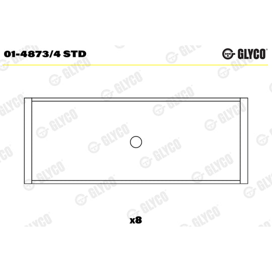 01-4873/4 STD Big End Bearings
