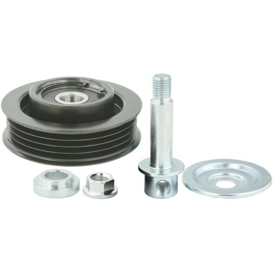 0187-VDJ200 Tensioner Pulley, v-ribbed belt