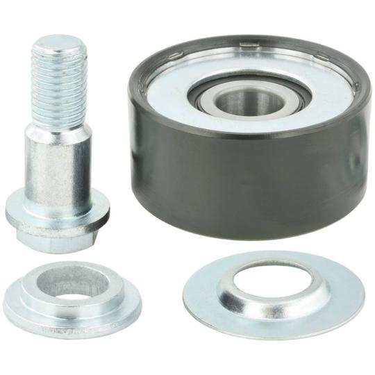 0188-VDJ200S Deflection/Guide Pulley, v-ribbed belt