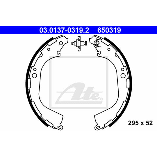 03.0137-0319.2 Brake Shoe Set