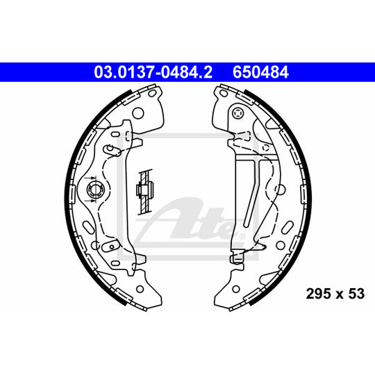 03.0137-0484.2 Brake Shoe Set