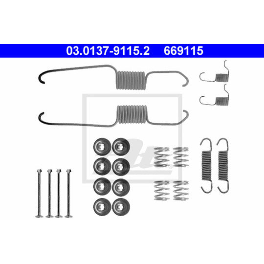 03.0137-9115.2 Accessory Kit, brake shoes