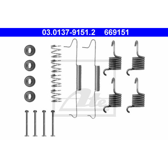 03.0137-9151.2 Accessory Kit, brake shoes
