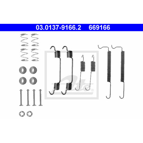 03.0137-9166.2 Accessory Kit, brake shoes