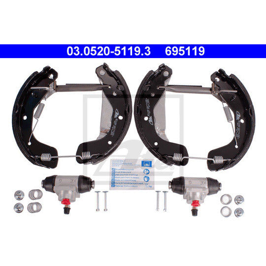 03.0520-5119.3 Brake Shoe Set