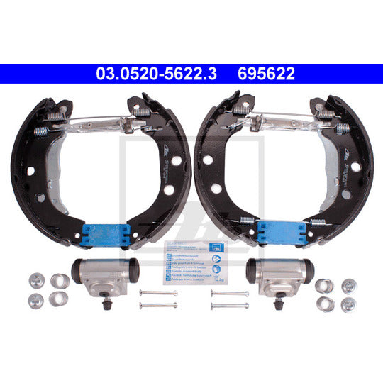 03.0520-5622.3 Brake Shoe Set