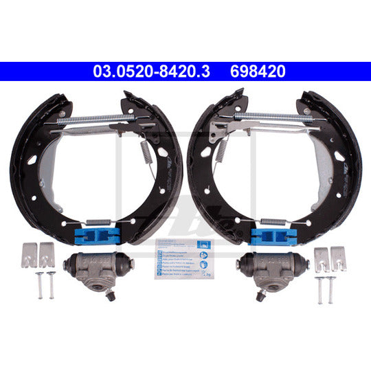 03.0520-8420.3 Brake Shoe Set