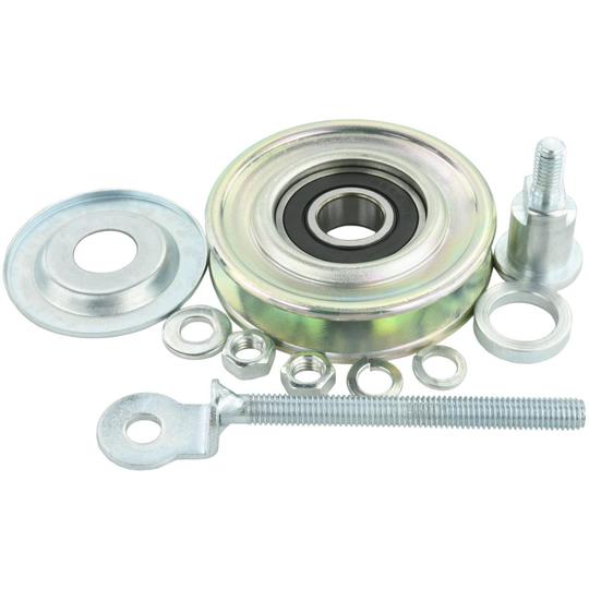 0487-P15W Tensioner Pulley, v-ribbed belt