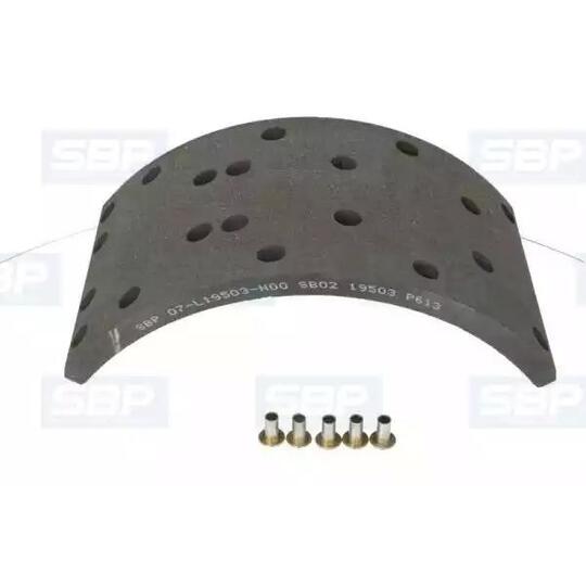 07-L19503-N00 Brake Lining Kit, drum brake
