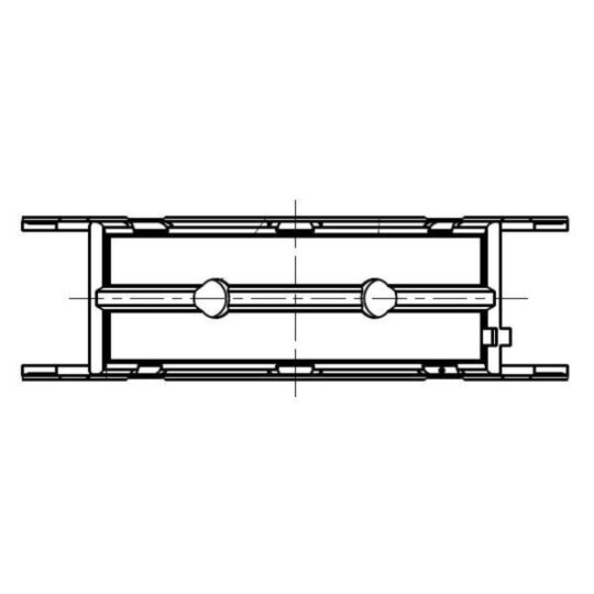 081 HS 21721 025 Crankshaft Bearing Set