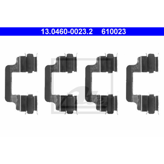 13.0460-0023.2 Accessory Kit, disc brake pad