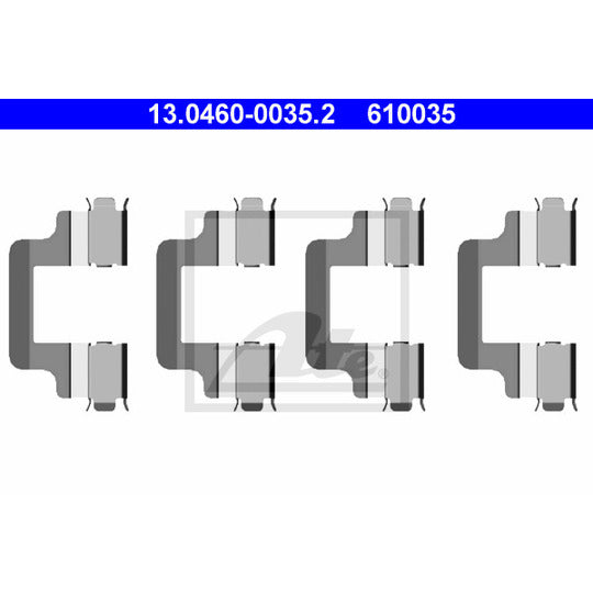 13.0460-0035.2 Accessory Kit, disc brake pad
