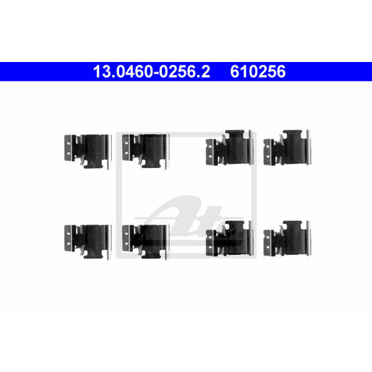 13.0460-0256.2 Accessory Kit, disc brake pad