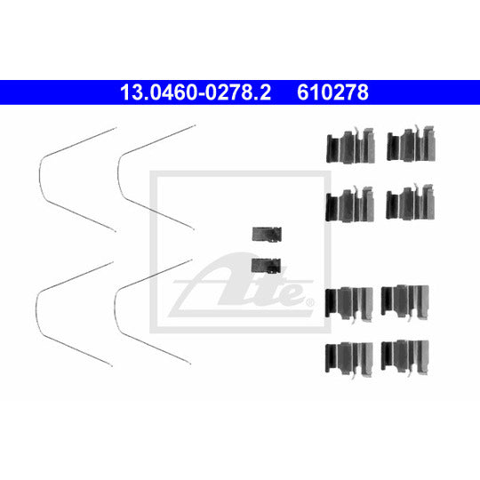 13.0460-0278.2 Accessory Kit, disc brake pad