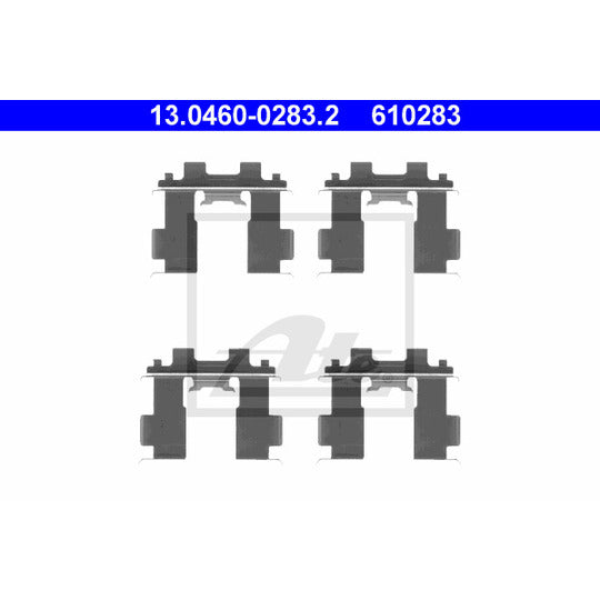 13.0460-0283.2 Accessory Kit, disc brake pad