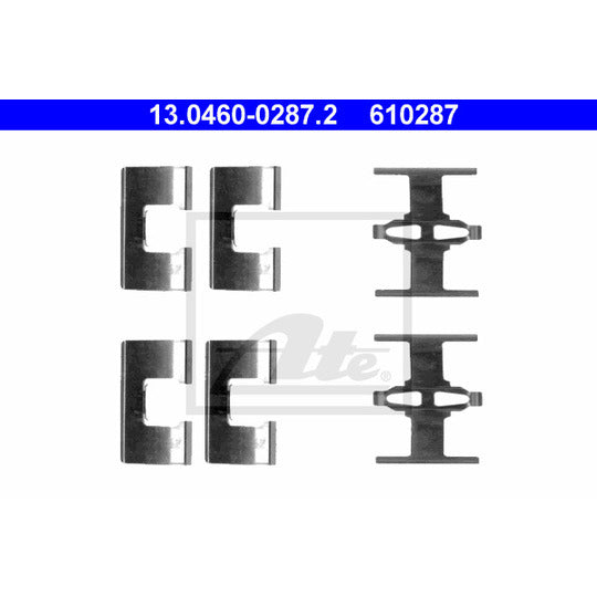 13.0460-0287.2 Accessory Kit, disc brake pad