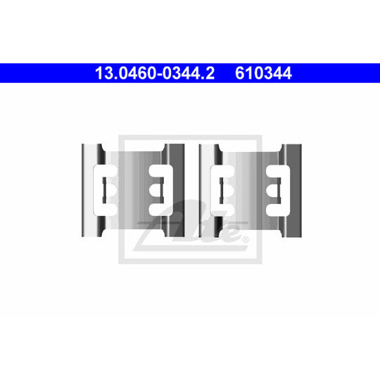 13.0460-0344.2 Accessory Kit, disc brake pad