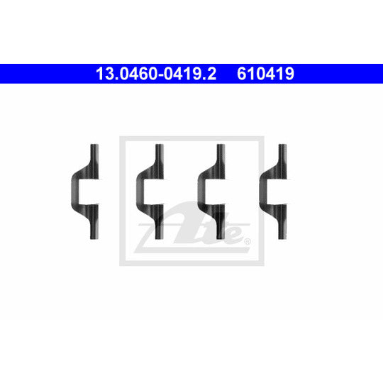 13.0460-0419.2 Accessory Kit, disc brake pad