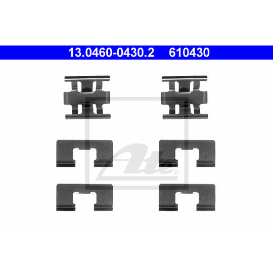 13.0460-0430.2 Accessory Kit, disc brake pad