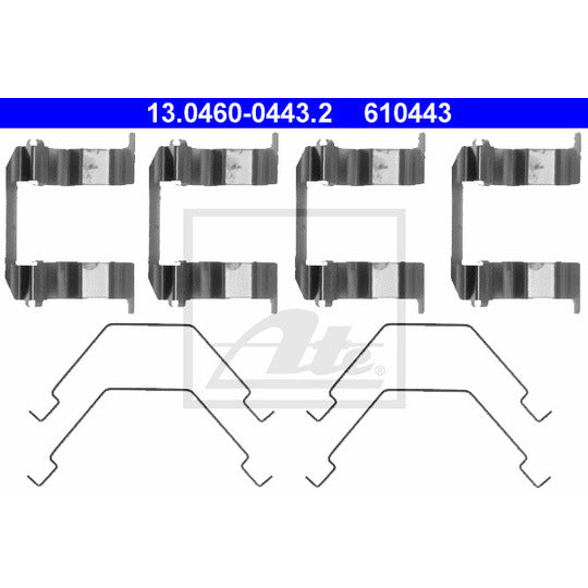 13.0460-0443.2 Accessory Kit, disc brake pad
