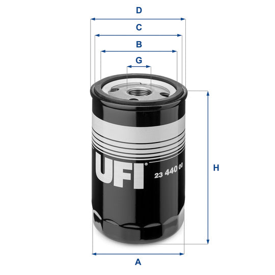 23.440.00 Oil filter