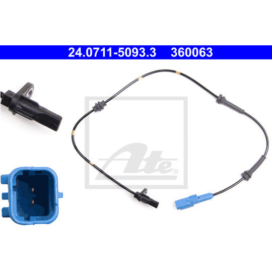 24.0711-5093.3 Sensor, wheel speed