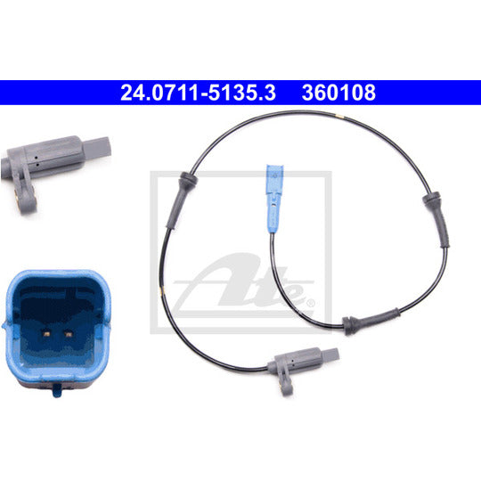 24.0711-5135.3 Sensor, wheel speed