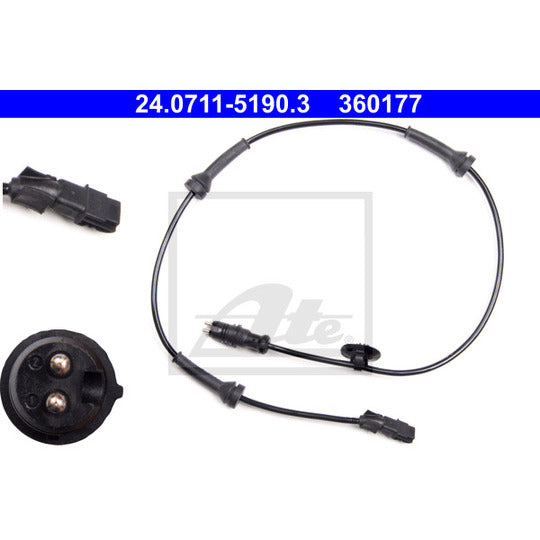 24.0711-5190.3 Sensor, wheel speed