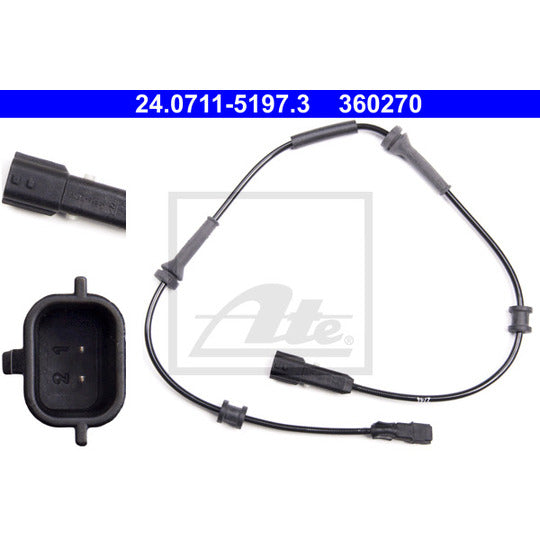 24.0711-5197.3 Sensor, wheel speed