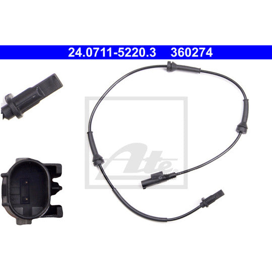 24.0711-5220.3 Sensor, wheel speed