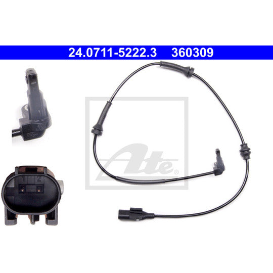24.0711-5222.3 Sensor, wheel speed