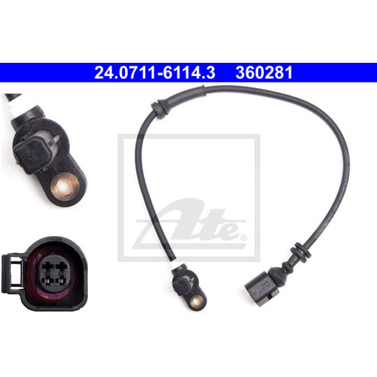 24.0711-6114.3 Sensor, wheel speed