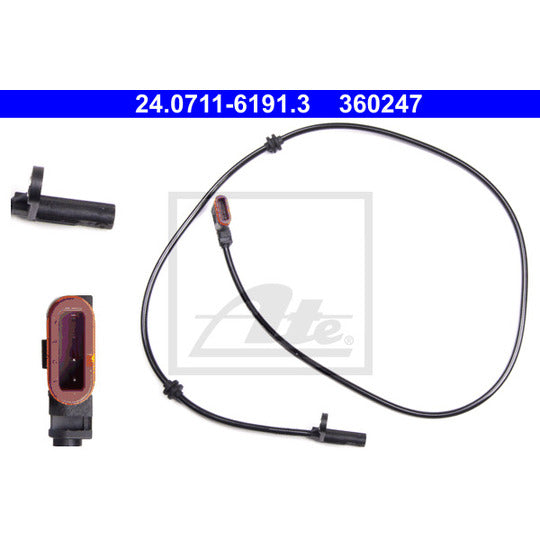 24.0711-6191.3 Sensor, wheel speed