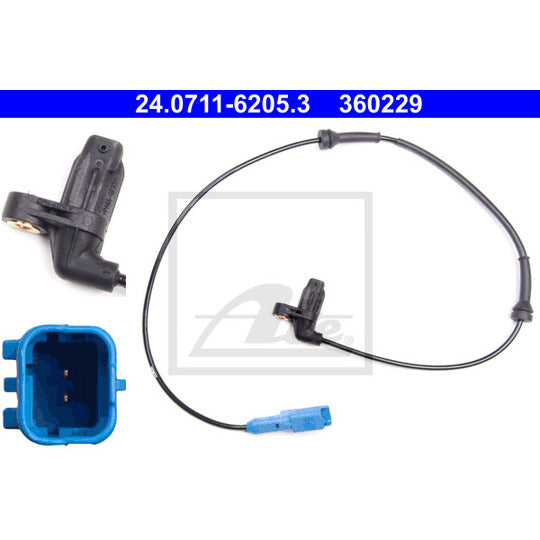 24.0711-6205.3 Sensor, wheel speed