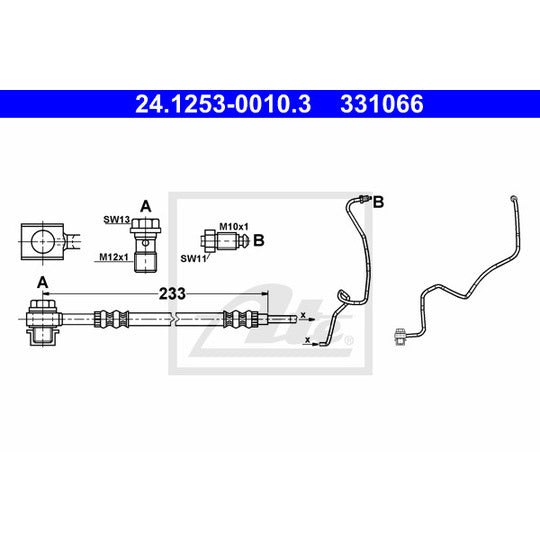 24.1253-0010.3 Brake Hose