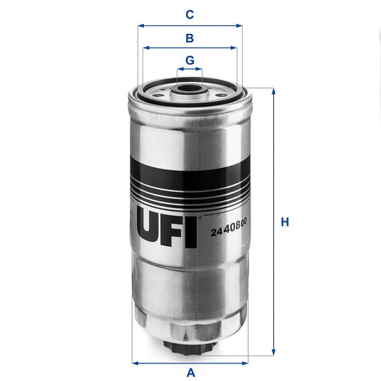24.408.00 Fuel filter