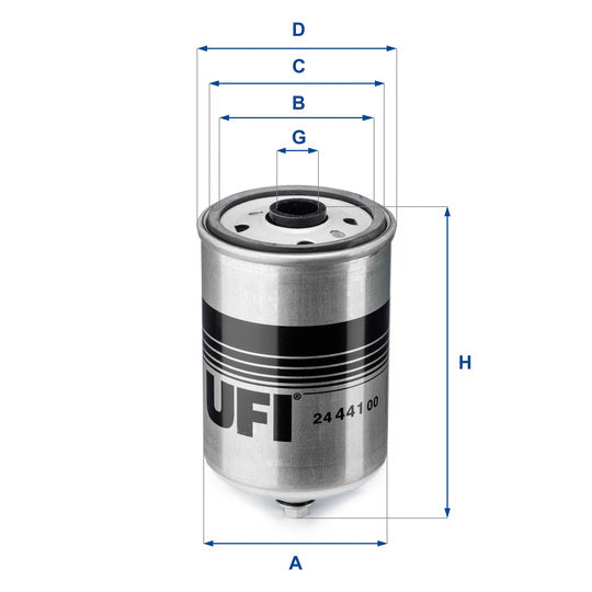 24.441.00 Fuel filter