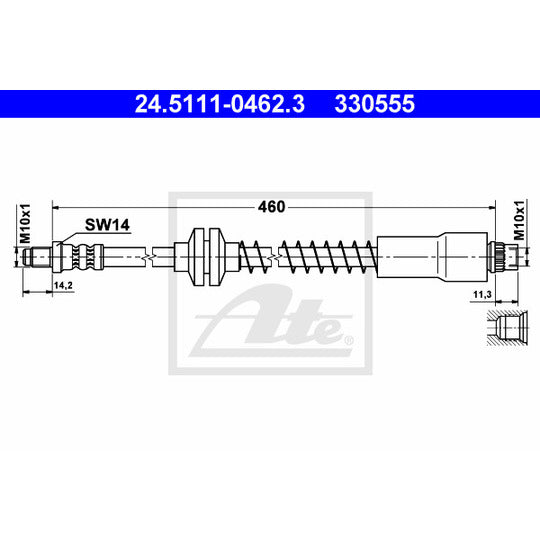 24.5111-0462.3 Brake Hose