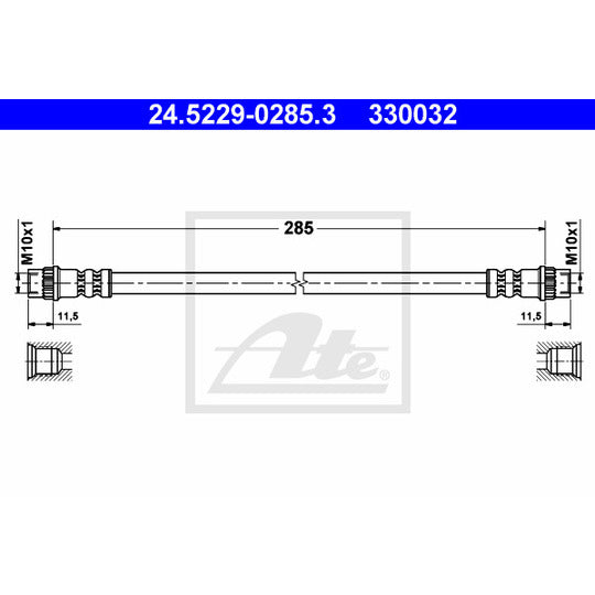 24.5229-0285.3 Brake Hose
