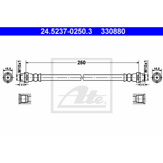 24.5237-0250.3 Brake Hose