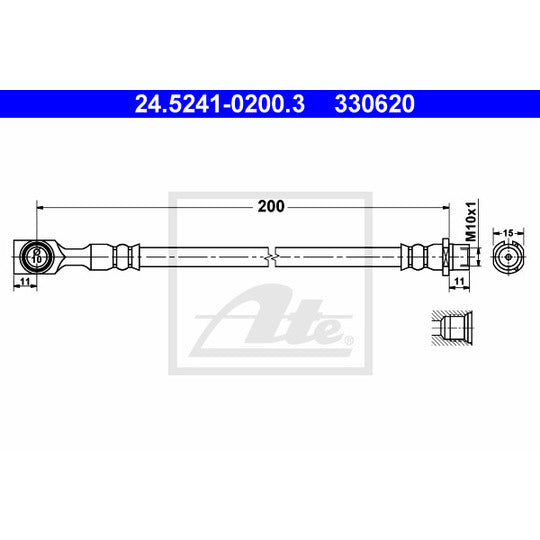 24.5241-0200.3 Brake Hose