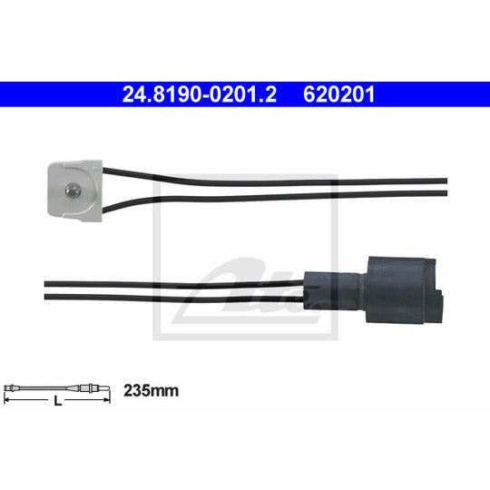 24.8190-0201.2 Warning Contact, brake pad wear