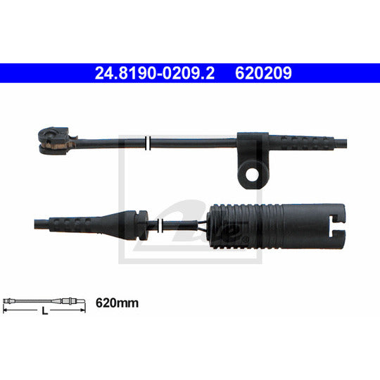 24.8190-0209.2 Warning Contact, brake pad wear