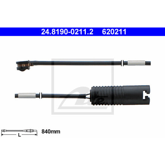 24.8190-0211.2 Warning Contact, brake pad wear