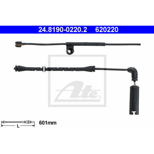 24.8190-0220.2 Warning Contact, brake pad wear