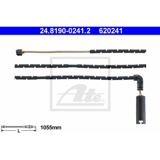 24.8190-0241.2 Warning Contact, brake pad wear