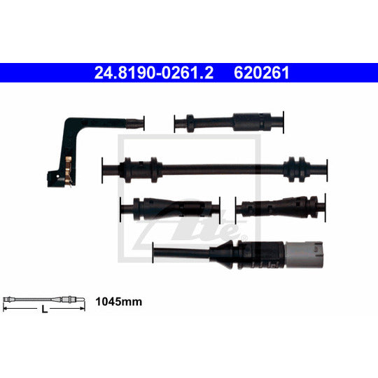 24.8190-0261.2 Warning Contact, brake pad wear