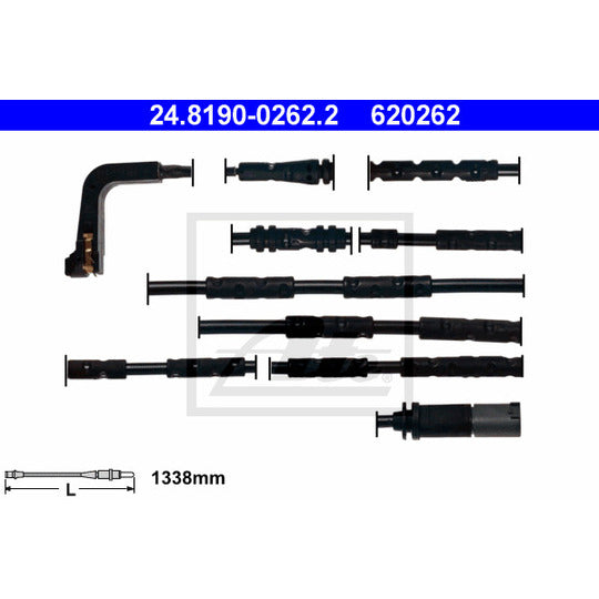 24.8190-0262.2 Warning Contact, brake pad wear