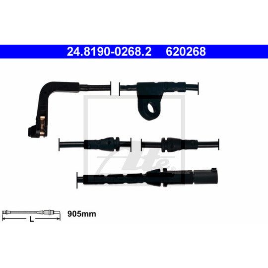 24.8190-0268.2 Warning Contact, brake pad wear